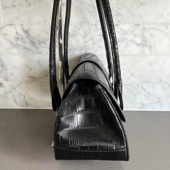 $7.5K LAMBERTSON TRUEX BLACK CROCODILE PURSE BAG *TIFFANY & CO* - Picture 5 of 12